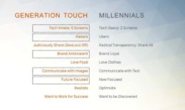 Generation Touch vs. Millennials
